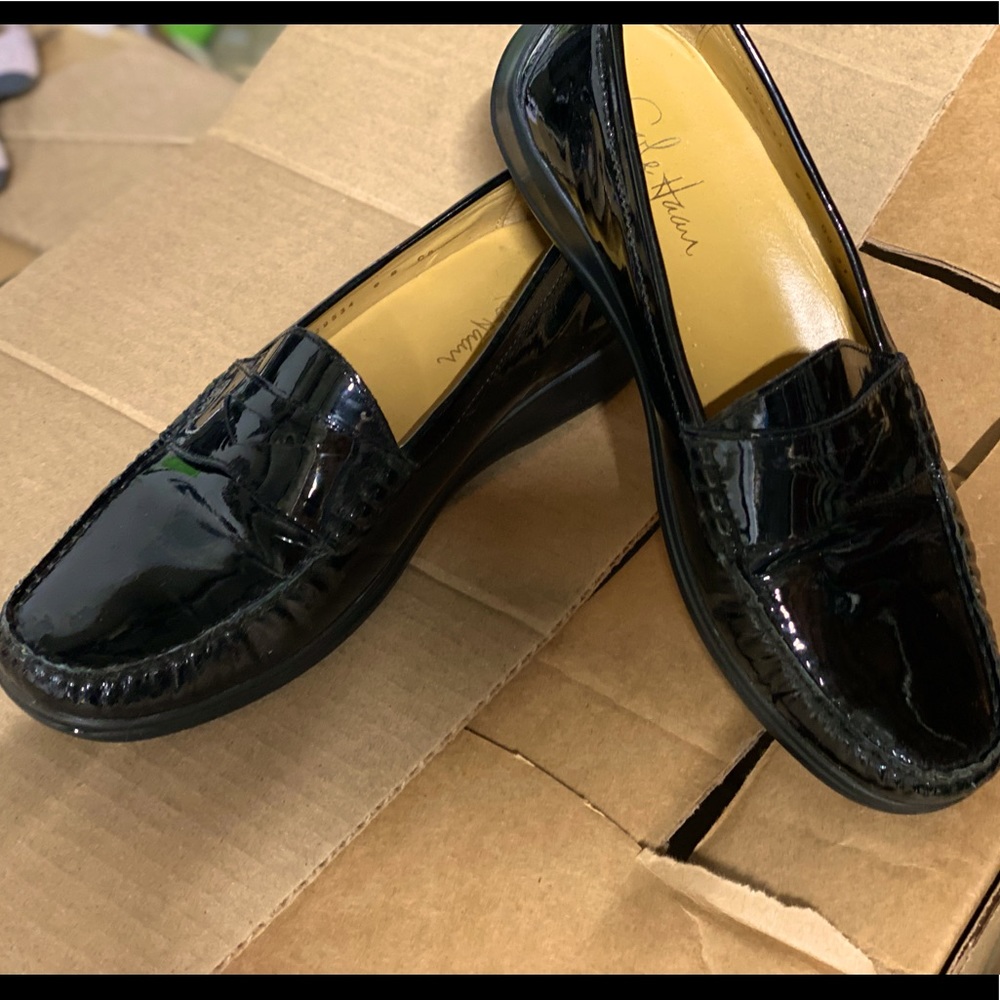 Cole Haan Patent Leather loafers In Brand New Condition-